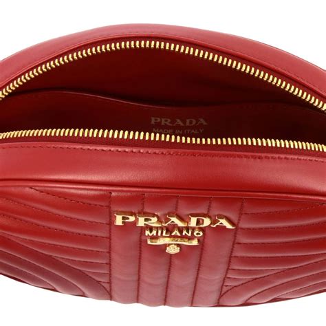 prada tasche rot leder|prada taschen damen.